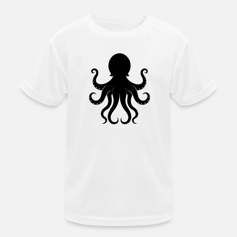 Krake Kinder Funktions-T-Shirt
