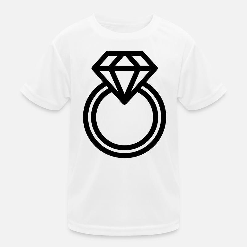 bague diamant T-shirt sport Enfant