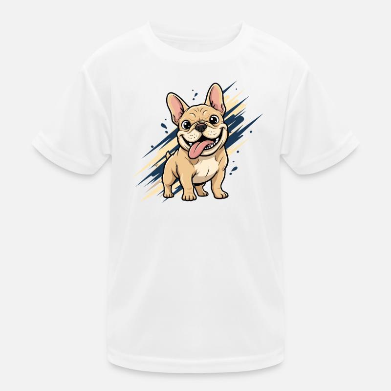Franz Bulldog Spaß Kinder Funktions-T-Shirt