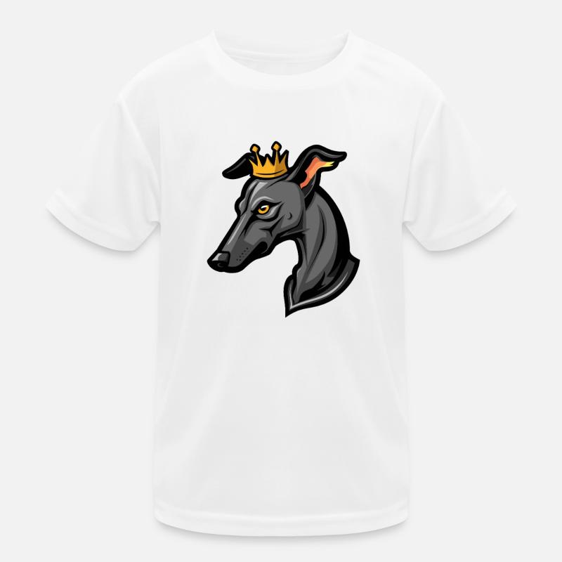 Couronne de chien lévrier T-shirt sport Enfant