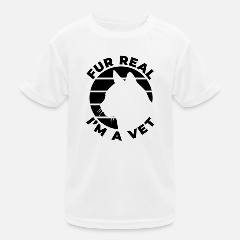 Veterinär Witz Kinder Funktions-T-Shirt