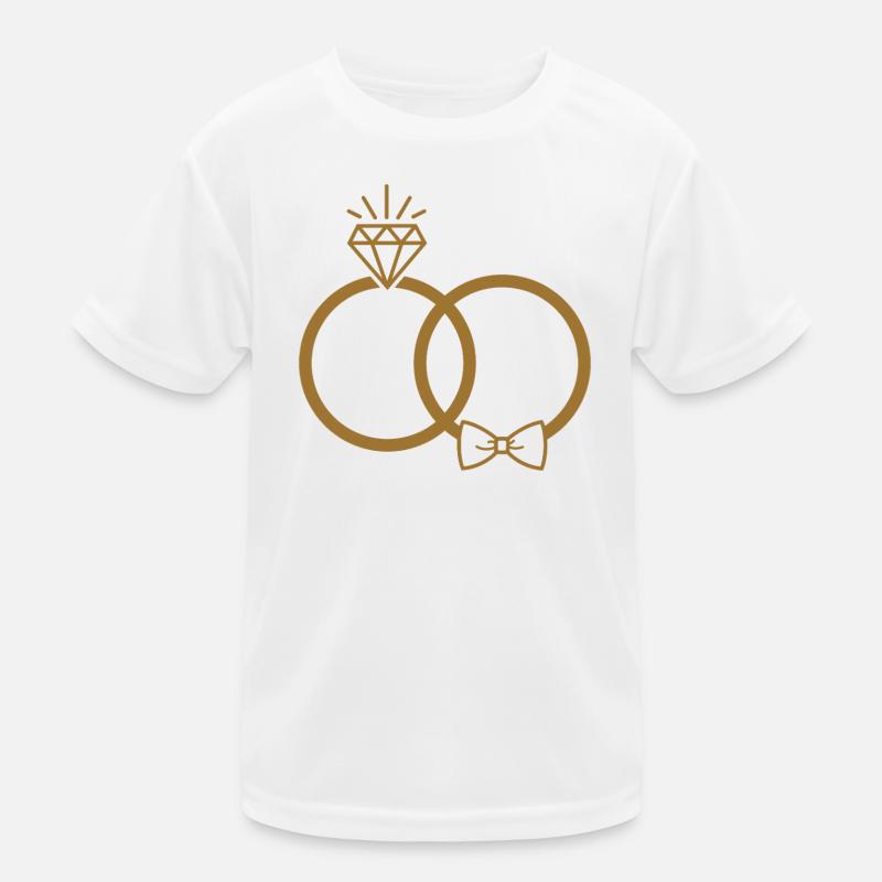 Eheringe Kinder Funktions-T-Shirt