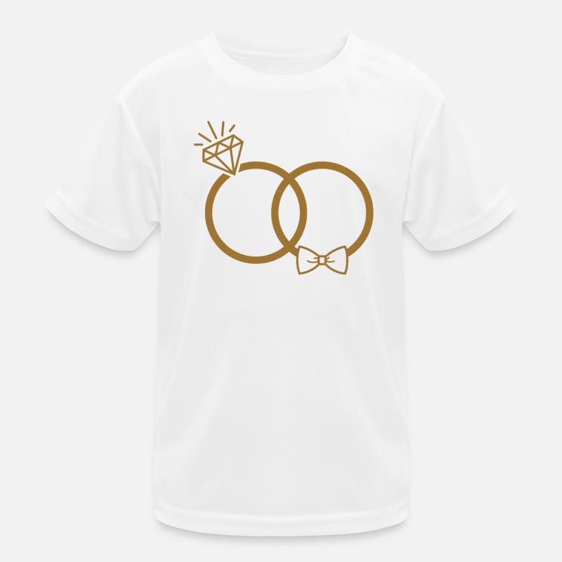 Eheringe Kinder Funktions-T-Shirt