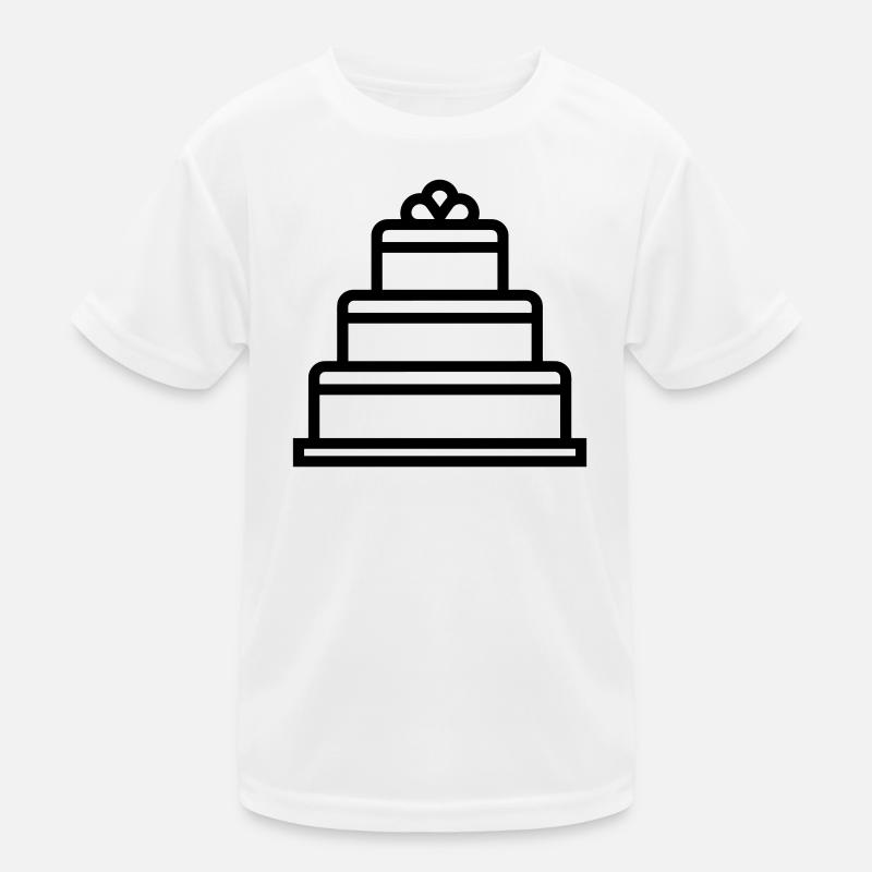 Hochzeitstorte Kinder Funktions-T-Shirt