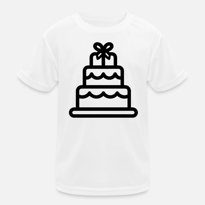 Hochzeitstorte Kinder Funktions-T-Shirt