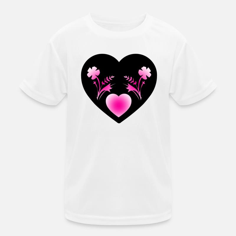 Blumen Kinder Funktions-T-Shirt