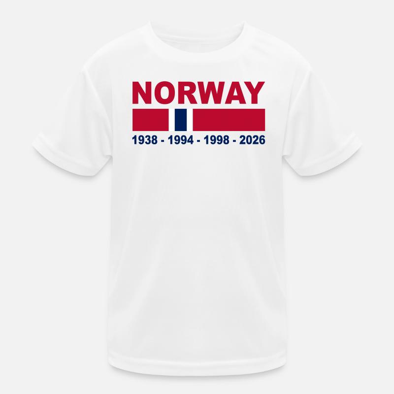 supporter norvégien T-shirt sport Enfant