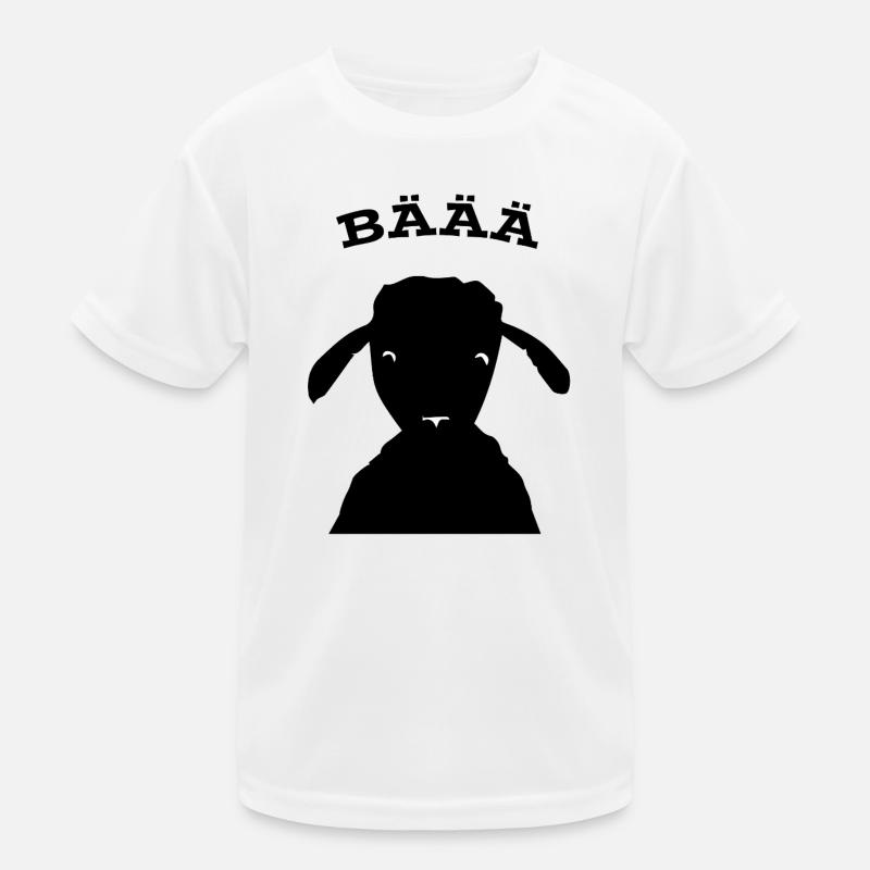 Schaf Kinder Funktions-T-Shirt