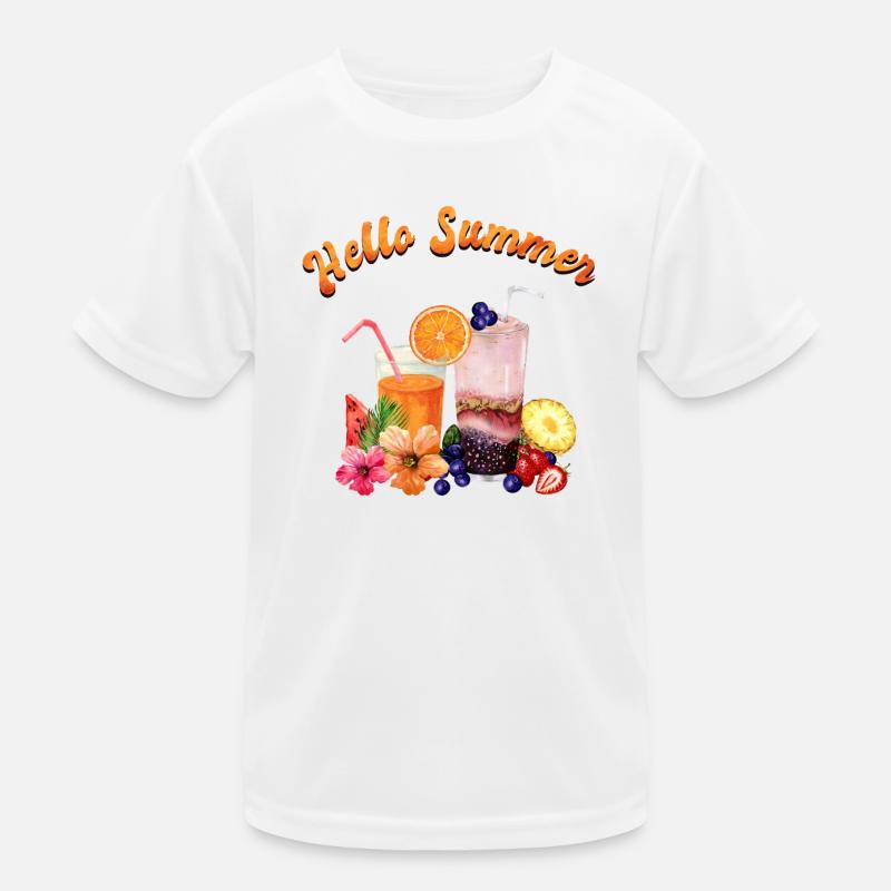 Hello Summer Kids Functional T-Shirt