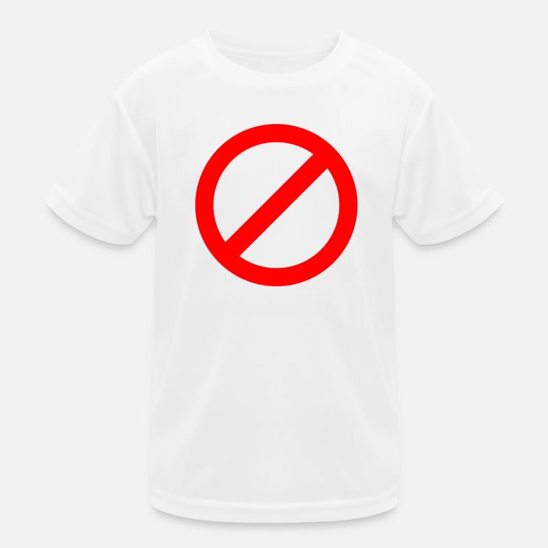 Not Allowed Kids Functional T-Shirt