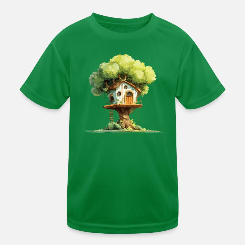 Treehouse in the canopy Kids Functional T-Shirt