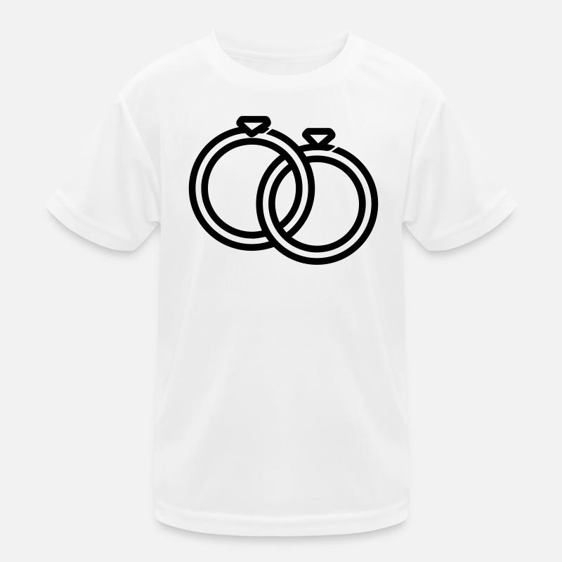 Wedding rings Kids Functional T-Shirt