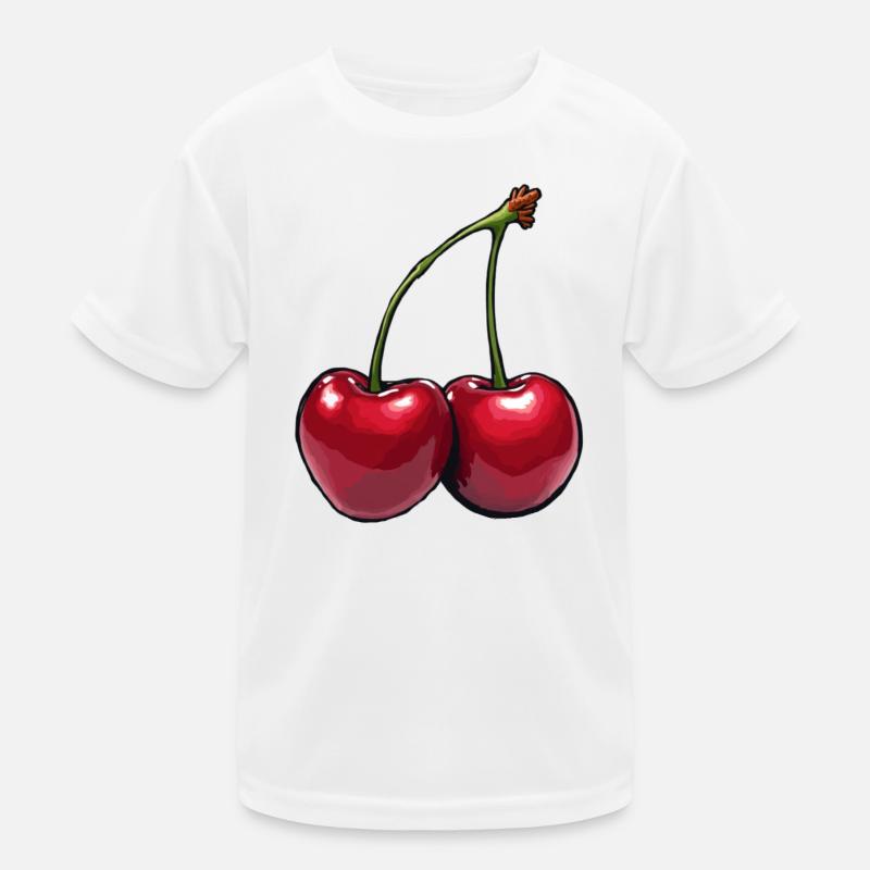 Cherries Kids Functional T-Shirt