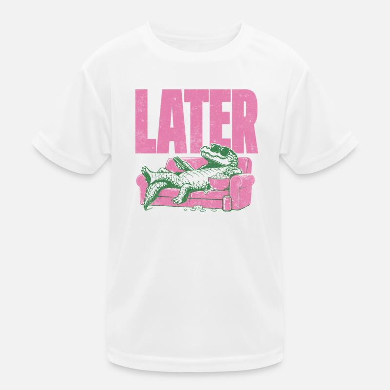 LATER Alligator Lounge Kinder Funktions-T-Shirt
