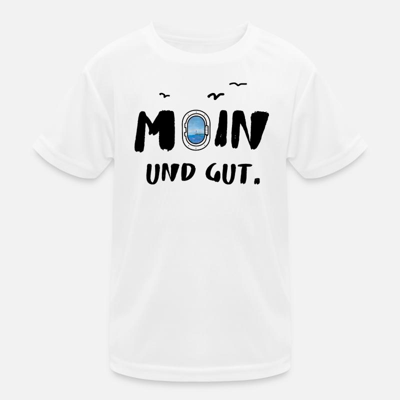 moin und gut Kinder Funktions-T-Shirt