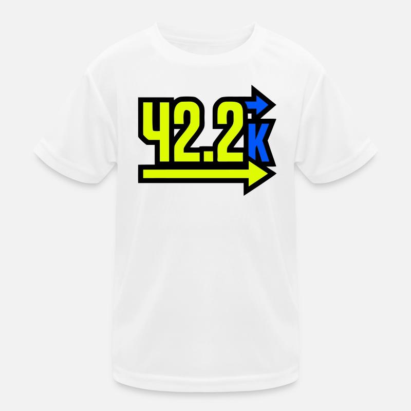  Stolzer 42.2k Marathon Finisher Kinder Funktions-T-Shirt
