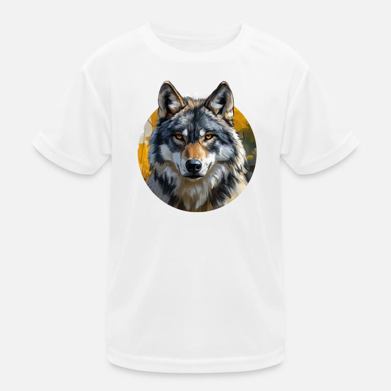 Design de Loup T-shirt sport Enfant