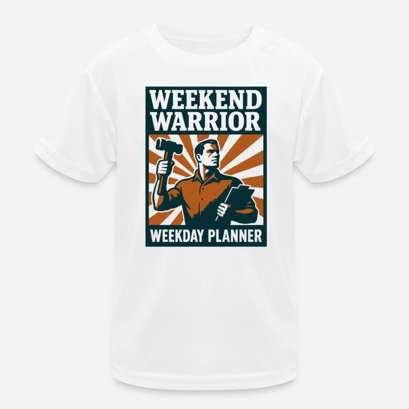Guerrier du Week-end | Planificateur de rénovation T-shirt sport Enfant