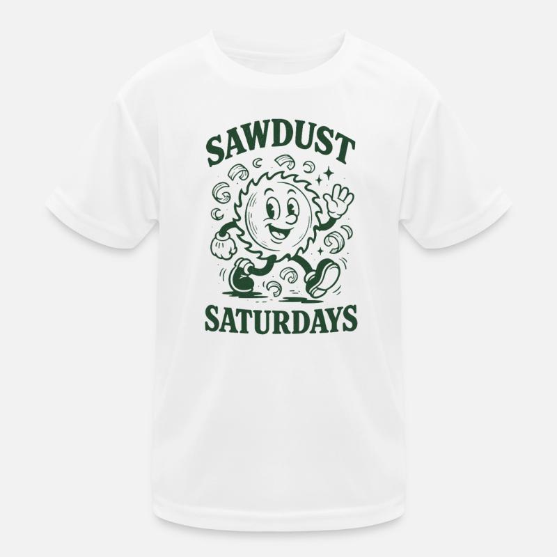 Sawdust on Saturdays | Woodwork DIY Kids Functional T-Shirt