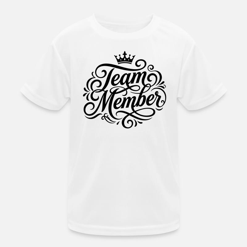 Team Mitglied Kinder Funktions-T-Shirt