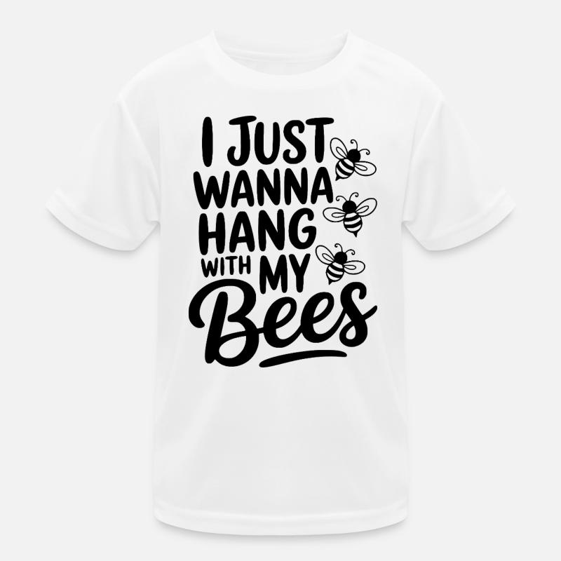 Je veux juste traîner avec mes abeilles T-shirt sport Enfant
