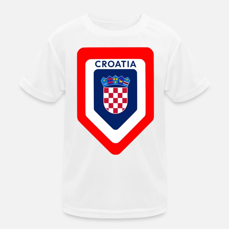 Armoiries croate T-shirt sport Enfant
