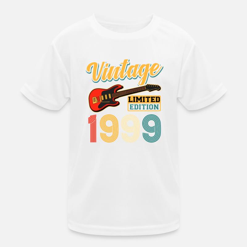 Vintage 1999 Guitar Limited Edition Design Kinder Funktions-T-Shirt