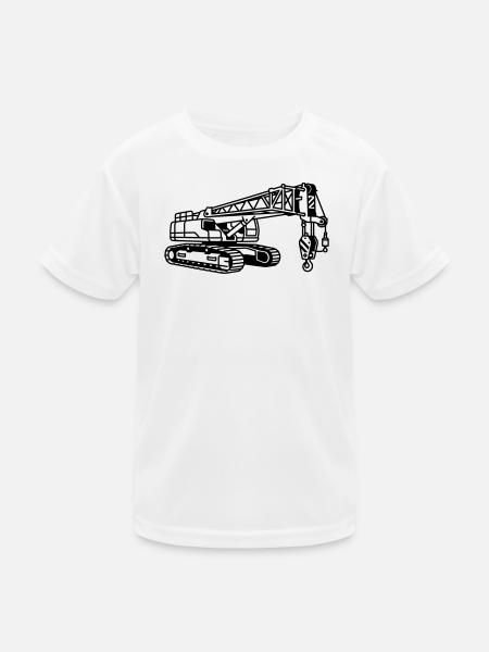 Crane Machine - Kids Functional T-Shirt - white - Front