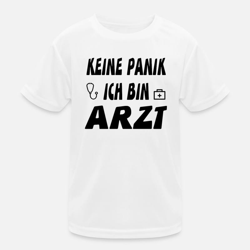 Arzt Kinder Funktions-T-Shirt