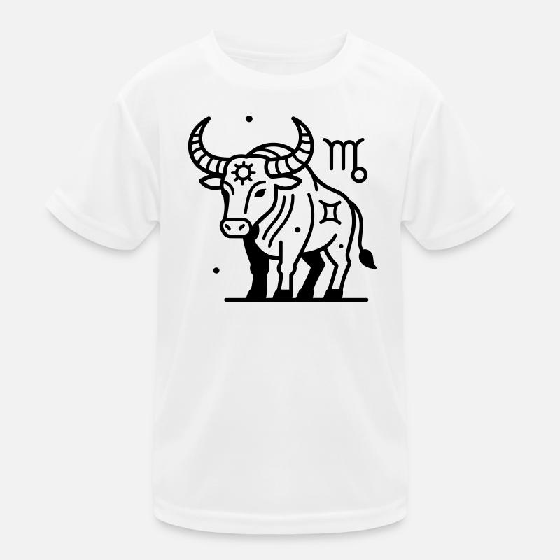 Tierkreiszeichen Stier Kinder Funktions-T-Shirt