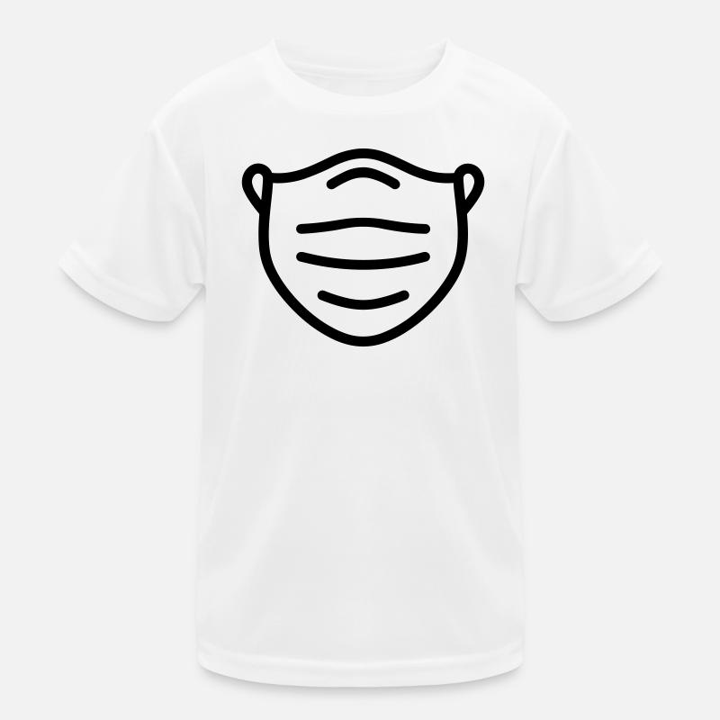 Maske Kinder Funktions-T-Shirt