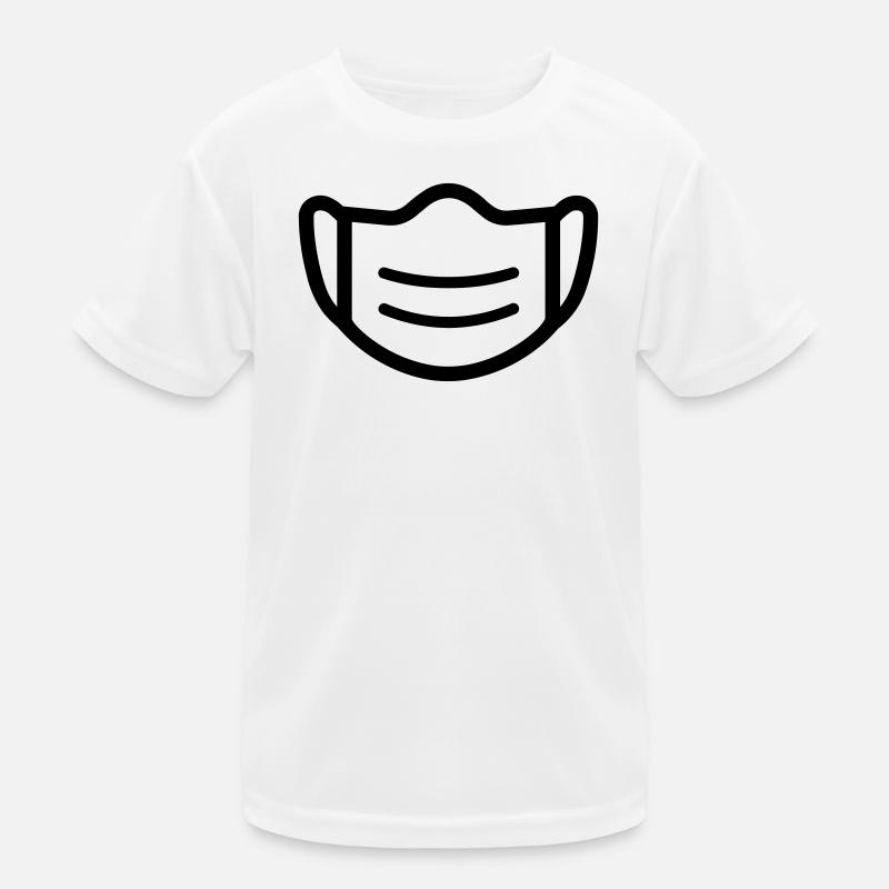 Maske Kinder Funktions-T-Shirt