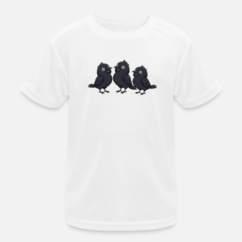 Drei Raben Brüder Kinder Funktions-T-Shirt