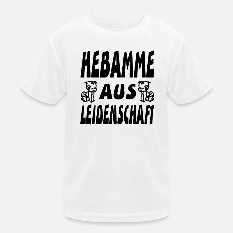 Hebamme Kinder Funktions-T-Shirt