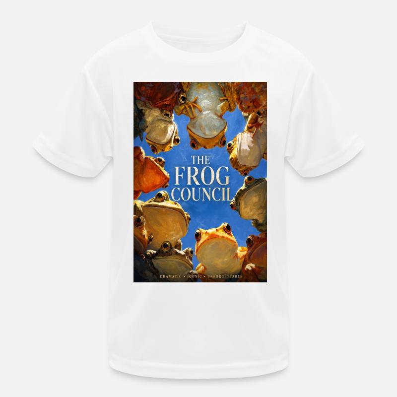 Der Frosch-Ratskreis Kinder Funktions-T-Shirt