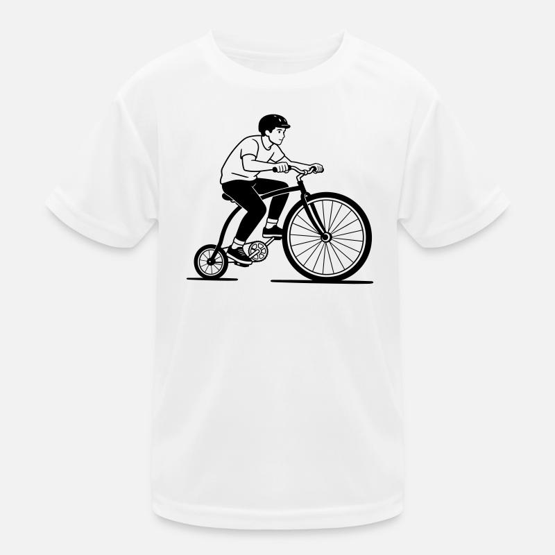Einrad Kinder Funktions-T-Shirt
