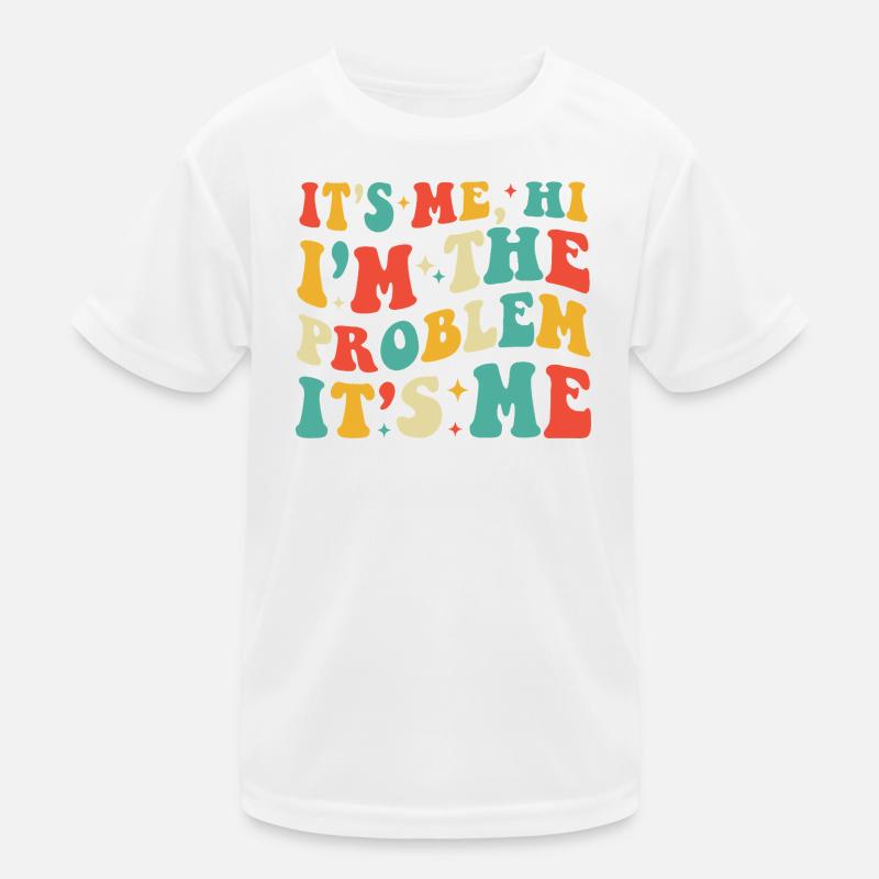 Confession de typographie rétro brillante T-shirt sport Enfant
