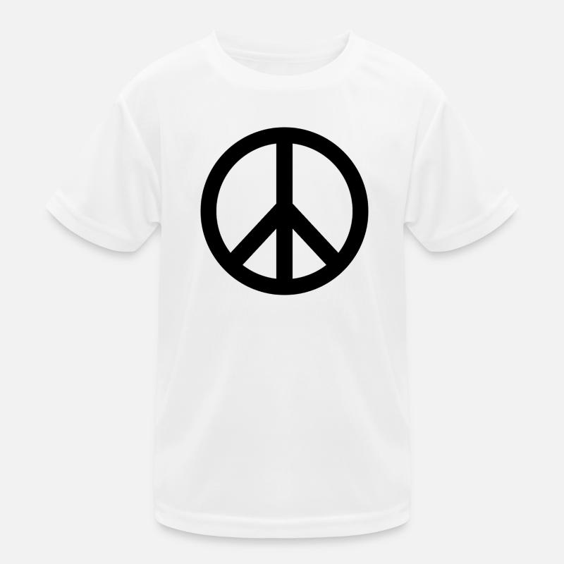 Friedenszeichen Kinder Funktions-T-Shirt