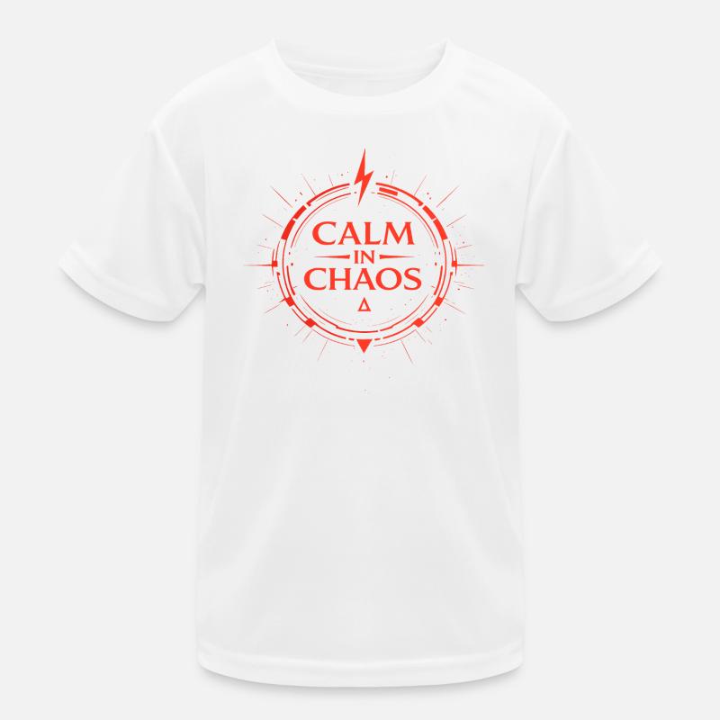 calm in chaos Kids Functional T-Shirt