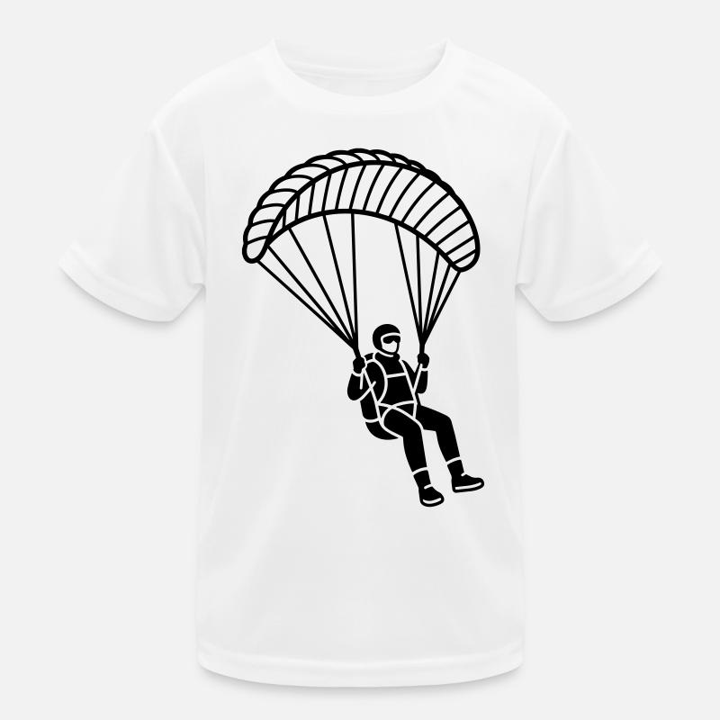 Paragliding Kids Functional T-Shirt