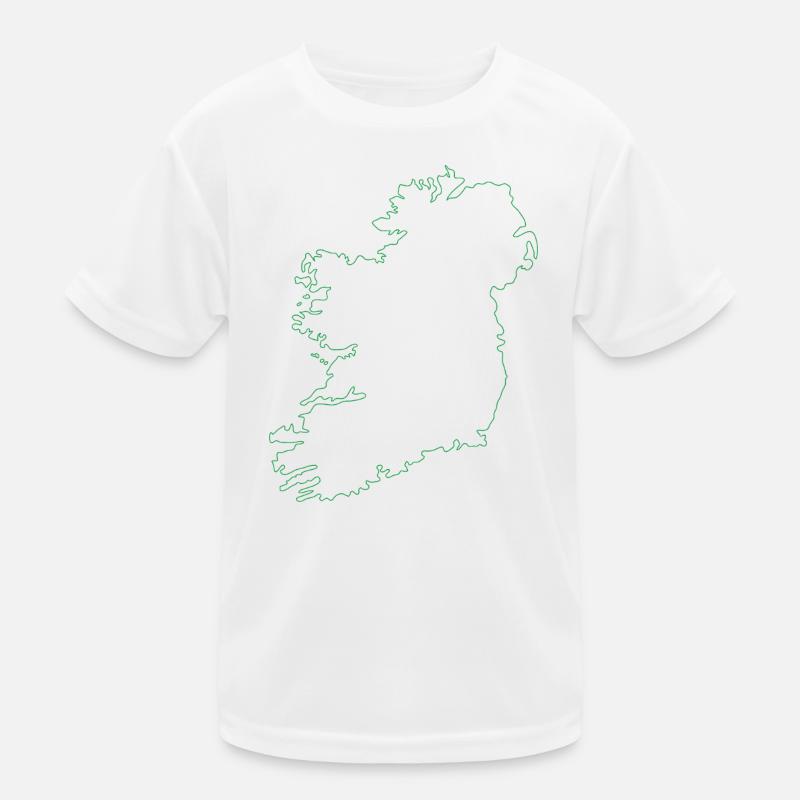 Carte de l’Irlande T-shirt sport Enfant