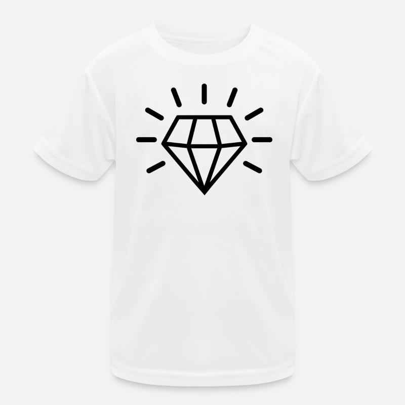 Diamant Kinder Funktions-T-Shirt