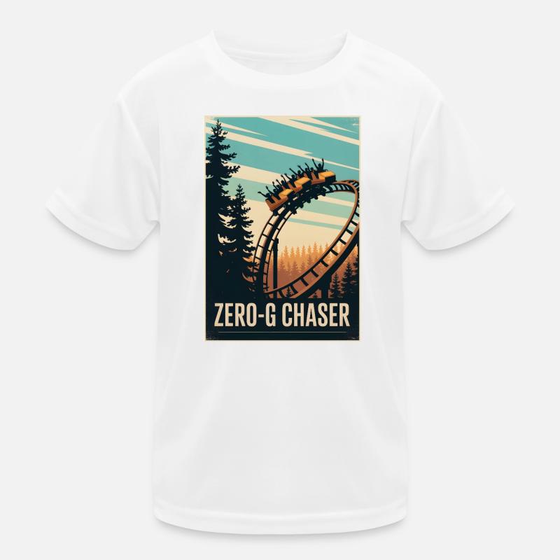 Zero-G Jäger | Achterbahn Thrill Kinder Funktions-T-Shirt