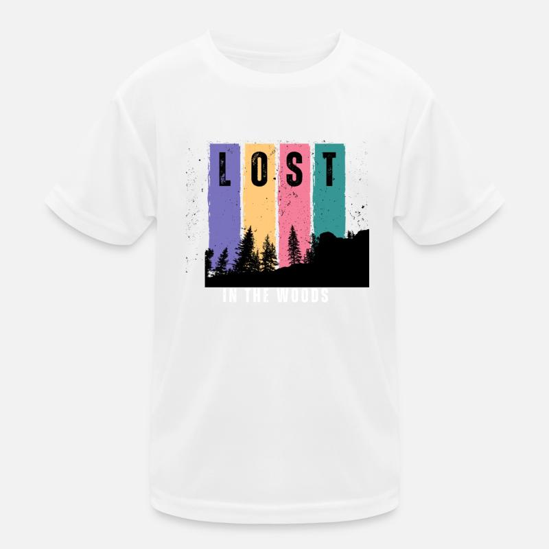 Perdu dans les bois T-shirt sport Enfant