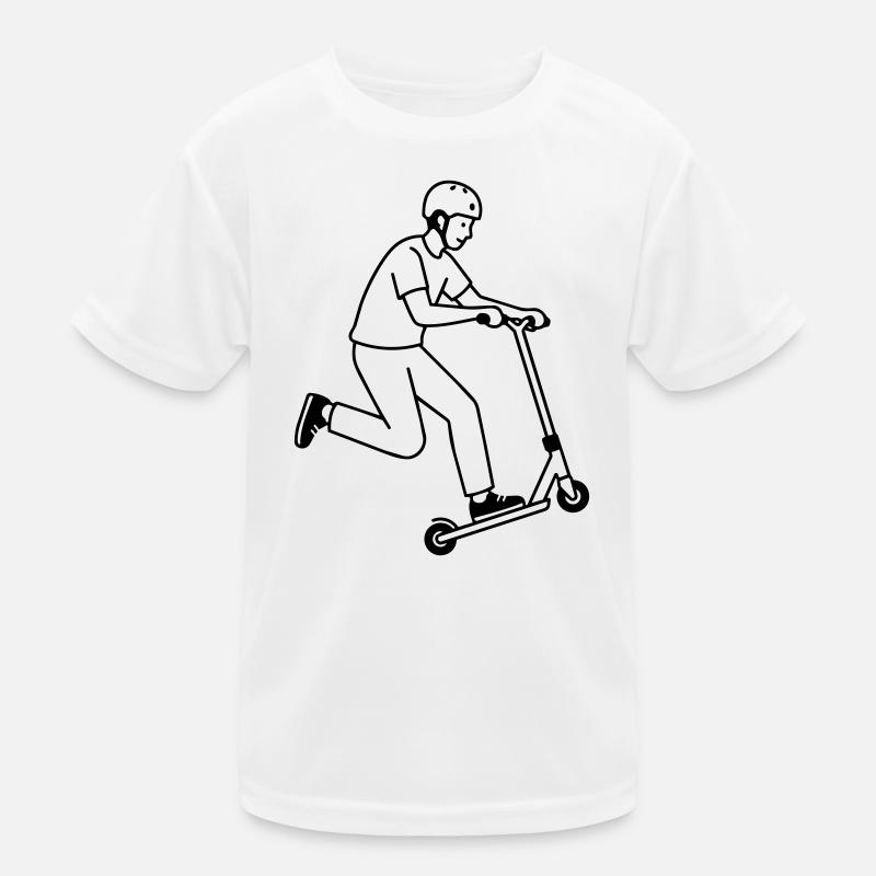 Stunt scooter Kids Functional T-Shirt