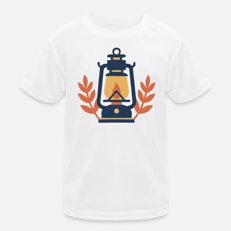 Camping Lantern Nature Forest Kids Functional T-Shirt