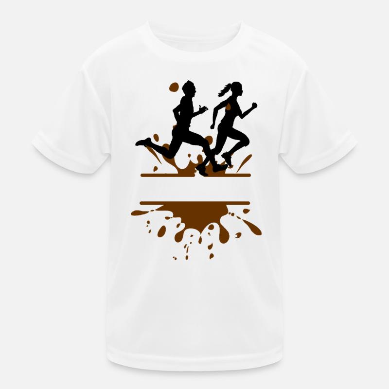 Mud Run Challenge – Man & Woman Mud Kids Functional T-Shirt