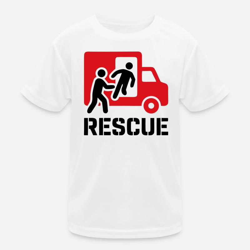 Rescue Rescue Service Operations Kids Functional T-Shirt