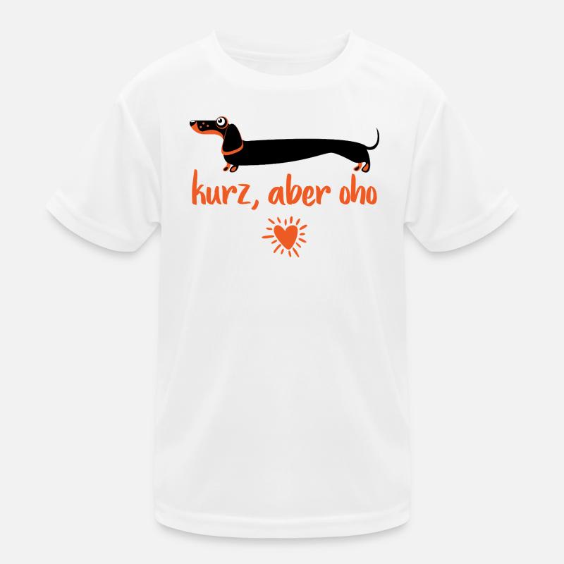 Kurze Worte, Großes Herz Kinder Funktions-T-Shirt