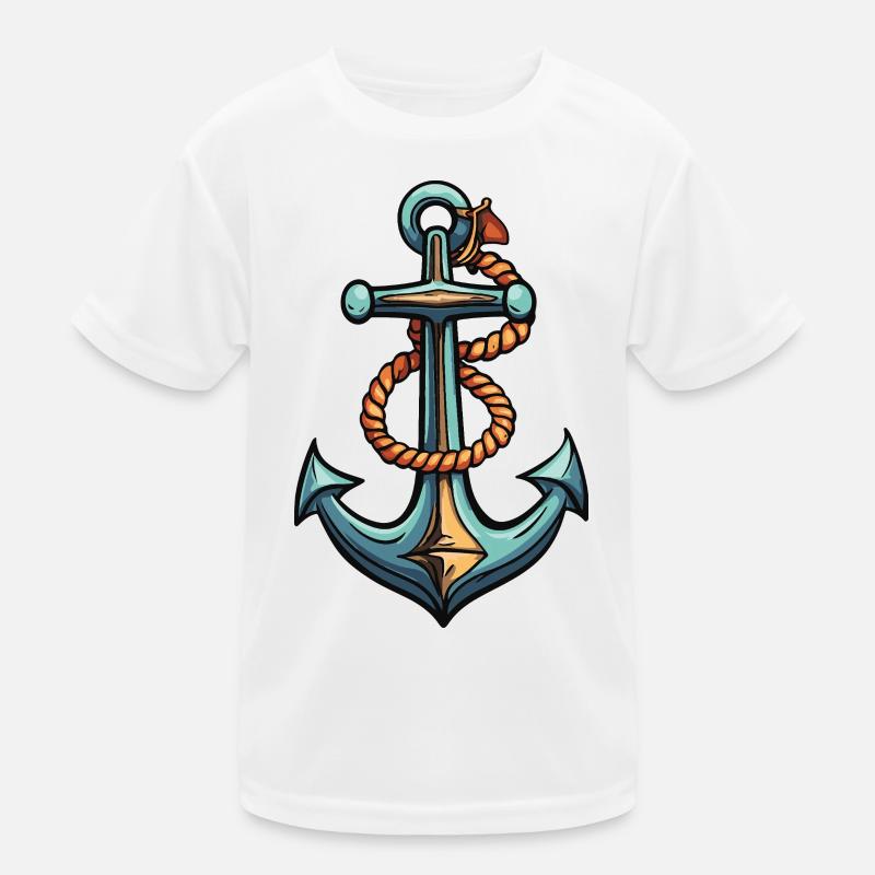 Conception de l’ancre T-shirt sport Enfant